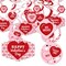Big Dot of Happiness Conversation Hearts - Valentine's Day Party Hanging Decor - Party Decoration Swirls - Set of 40